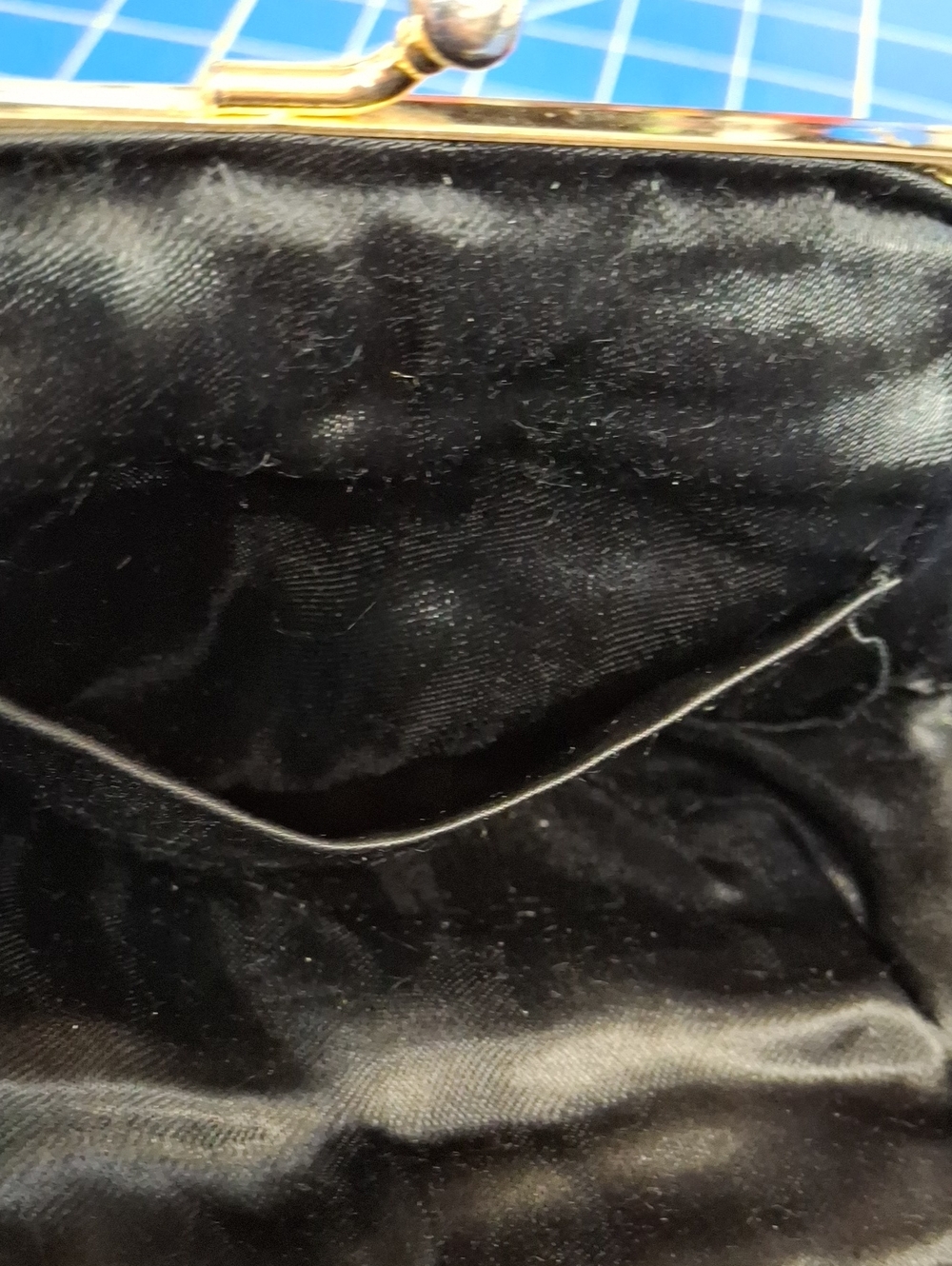 Elegant Black Beaded Evening Crossbody or Clutch Bag - Picture 7 of 8